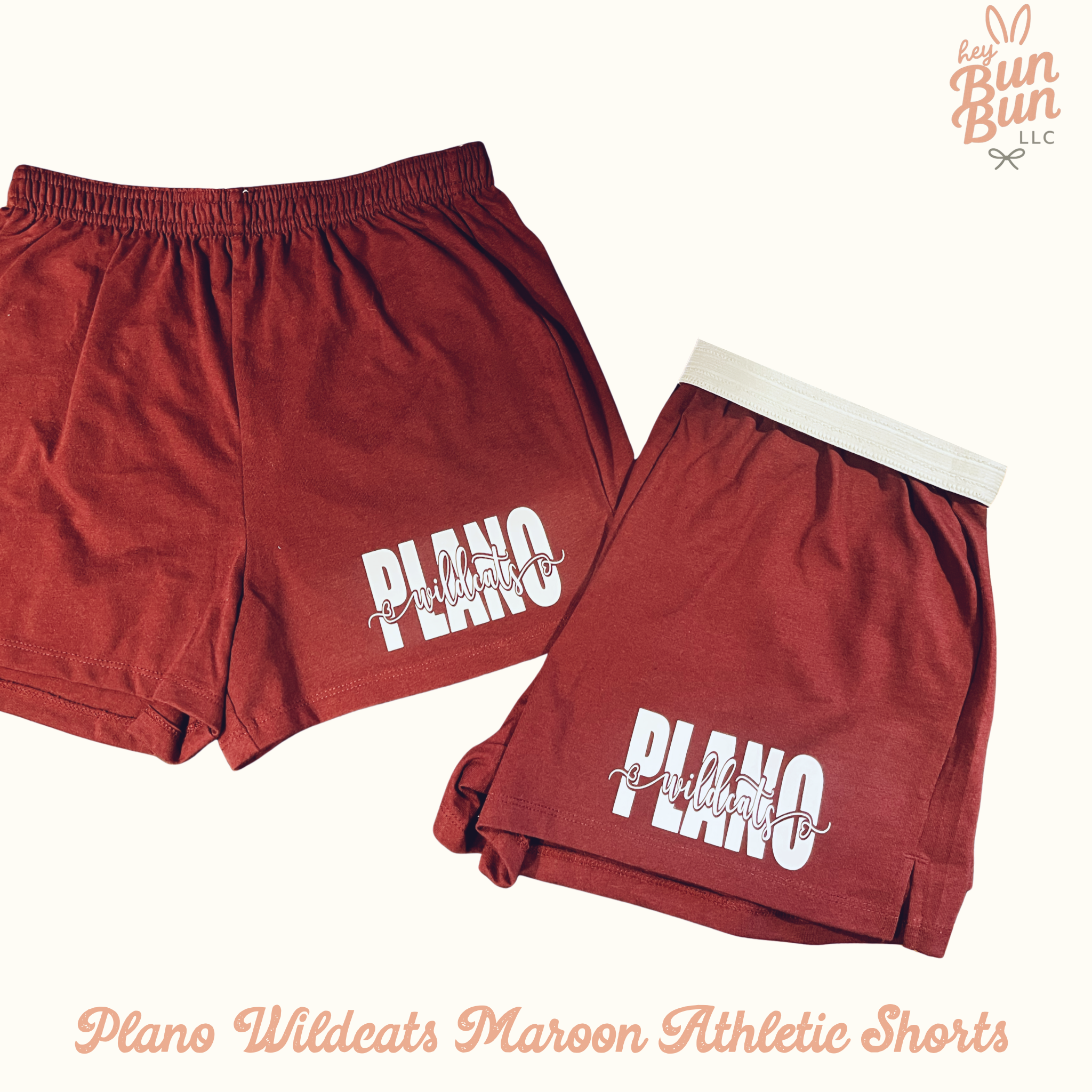 School Spirit Wear Athletic Shorts