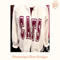 Personalized Team Spirit Wear Cardigan
